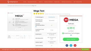 
                            10. Mega Cloud-Speicher Test 2019 - Sonntagmorgen.com