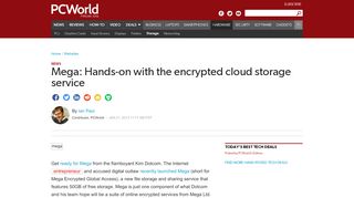 
                            12. Mega: Hands-on with the encrypted cloud storage service | PCWorld