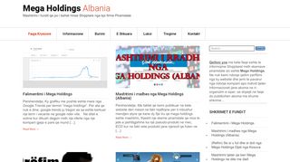 
                            3. Mega Holdings Albania - Mashtrim dhe Skeme Piramidale