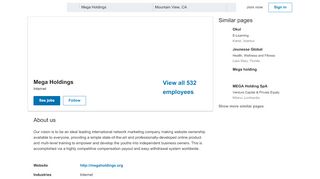 
                            5. Mega Holdings | LinkedIn