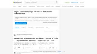 
                            4. Mega Laudo Tecnologia em Gestão de Riscos e Vistorias Ltda