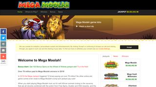 
                            1. Mega Moolah - A Chance to Win Millions