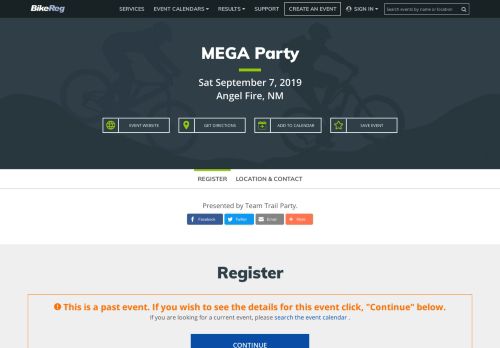 
                            13. MEGA Party Online Registration - BikeReg.com