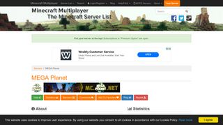 
                            7. MEGA Planet | Minecraft server