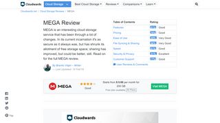 
                            7. MEGA Review - Updated 2019 - Cloudwards