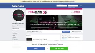 
                            13. Mega Transportes - Página inicial | Facebook