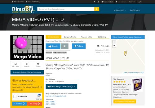 
                            10. Mega Video (Pvt) Ltd listed on theDirectory.co.zw - Zimbabwe's ...