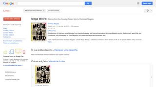 
                            13. Mega Weird: Stories from the Anxiety-Ridden Mind of Nicholas Megalis