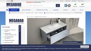 
                            3. Megabad Sanitärfachmarkt Onlineshop - MEGABAD