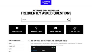 
                            9. MEGABLAST click here - Ultimate Ears Support