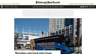 
                            13. Megabus cuts back trips from Pittsburgh | Pittsburgh Post-Gazette