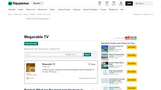 
                            13. Megacable TV - Mazatlan Forum - TripAdvisor