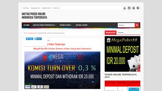 
                            8. MegaPoker99 - 99 Domino Poker Terpercaya | Daftar Poker Online ...