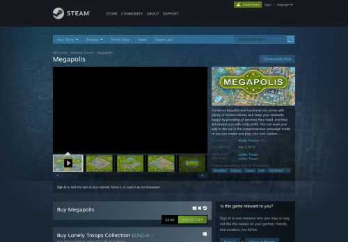 
                            11. Megapolis on Steam