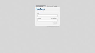 
                            2. MegaTypers | Login