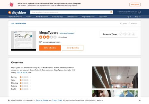 
                            12. MegaTypers Reviews - 38 Reviews of Megatypers.com | Sitejabber