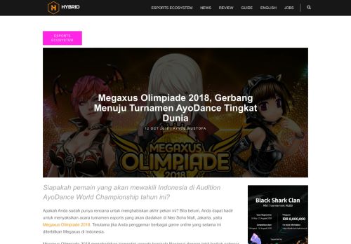 
                            13. Megaxus Olimpiade 2018, Gerbang Turnamen Dunia AyoDance | Hybrid