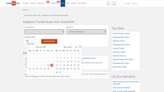 
                            13. Meghana Travels Buses to AnakaPalli, Meghana Travels Routes ...