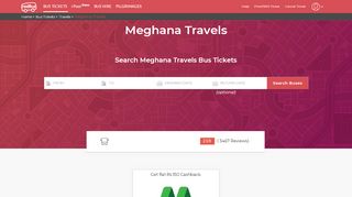 
                            5. Meghana Travels Online Bus Ticket Booking, Bus Reservation, Time ...