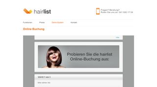 
                            3. Mehr als Online Terminbuchung: Coiffeur & Beautysalon ... - Hairlist