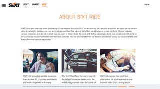 
                            6. Mehr Informationen über Sixt get a ride
