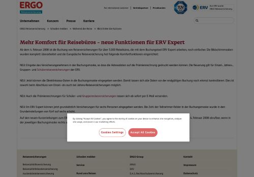 
                            7. Mehr Komfort für Reisebüros – neue Funktionen für ERV Expert - ERV