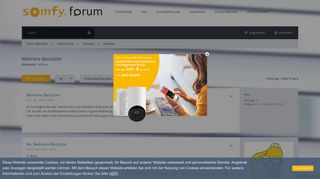 
                            10. Mehrere Benutzer - Somfy Forum - Fragen, Antworten & Hilfestellungen