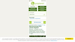 
                            12. Mehrfachantrag 2016 zeitnah abgeben | proplanta.de