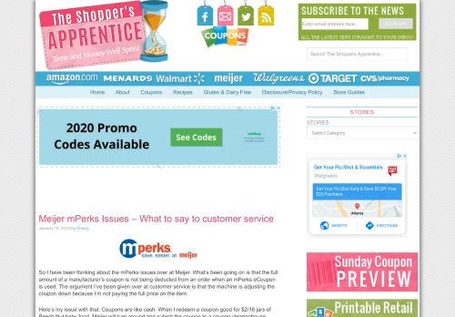 
                            8. Meijer mPerks Issues - What to say to customer service - The ...