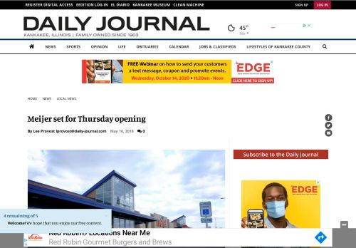 
                            12. Meijer set for Thursday opening | Local News | daily-journal.com