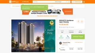 
                            6. MEIKARTA Apartemen Lippo Cikarang | Jakarta Pusat | Jualo