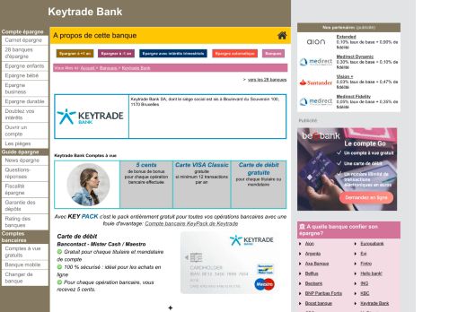 
                            6. Meilleur taux d'épargne présente: Keytrade Bank | Meilleur-taux ...