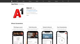 
                            11. Mein A1 im App Store - iTunes - Apple