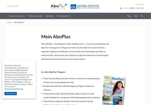 
                            4. Mein AboPlus - OZ AboPlus Karte