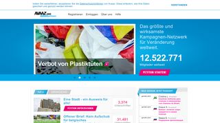 
                            4. Mein Account - Avaaz