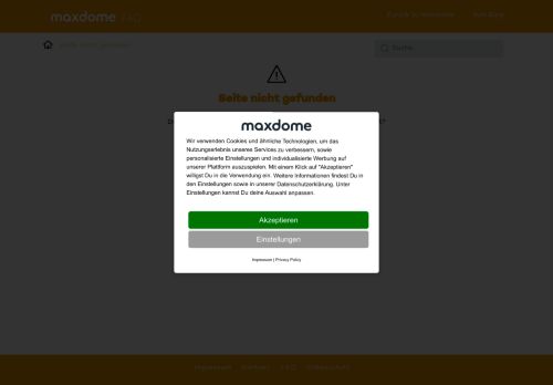 
                            4. Mein Account - Maxdome