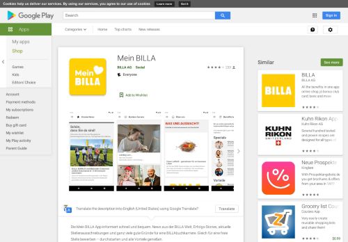 
                            5. Mein BILLA – Apps bei Google Play