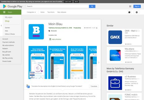 
                            13. Mein Blau – Apps bei Google Play