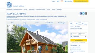 
                            9. Mein Blockhaus in Hasselberg - Firma DESIGNER TOURS J ...