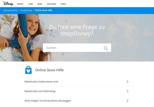 
                            3. Mein Disney-Konto - Disney Store