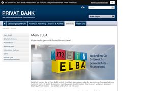 
                            3. Mein ELBA - PRIVAT BANK der Raiffeisenlandesbank Oberösterreich