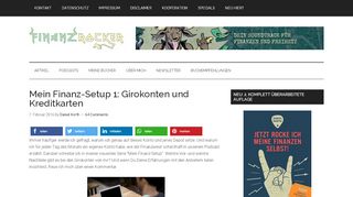 
                            6. Mein Finanz-Setup 1: Girokonten und Kreditkarten - Finanzrocker