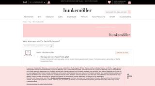 
                            5. Mein Hunkemöller - FAQ (Häufig gestellte Fragen).