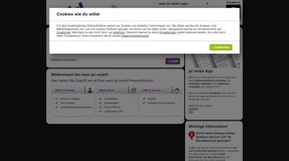 
                            1. mein ja! mobil-Login - Congstar