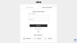 
                            3. Mein Konto - Asos