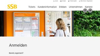 
                            6. Mein Konto / Registrieren - Ticketshop | SSB