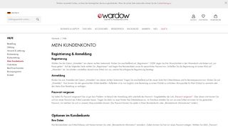 
                            1. Mein Kundenkonto | wardow.com
