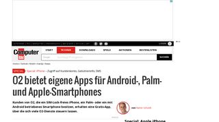 
                            11. Mein O2: Telefonica bringt App für iPhone, Palm, Android ...