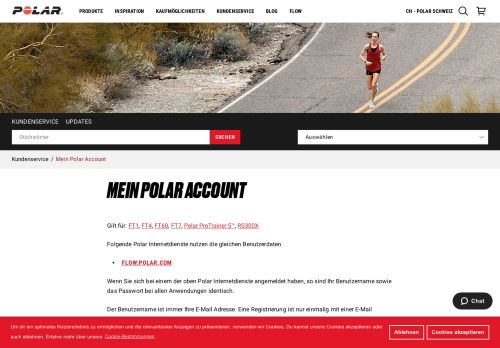
                            3. Mein Polar Account | Polar Schweiz - Support | Polar
