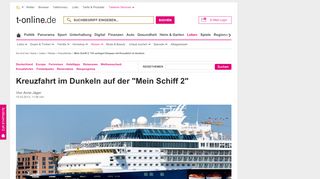 
                            8. Mein Schiff 2: TUI verärgert Ehepaar mit Kreuzfahrt im Dunkeln